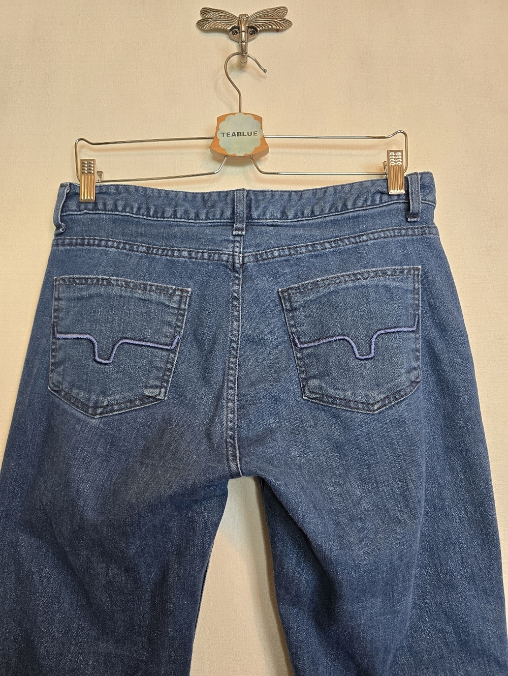Kimes Ranch Lola Jeans Women's 10/34 Dark Wash Bootcut Flare Made in USA - Picture 8 of 12